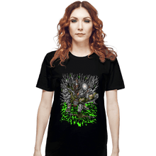 Load image into Gallery viewer, Daily_Deal_Shirts T-Shirts, Unisex / Small / Black Wolf Knight
