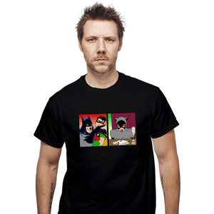 Secret_Shirts T-Shirts, Unisex / Small / Black Batman Yelling At Catwoman