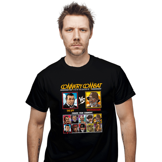 Shirts T-Shirts, Unisex / Small / Black Connery Combat