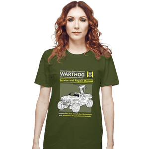 Daily_Deal_Shirts T-Shirts, Unisex / Small / Military Green Warthog Manual