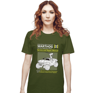 Daily_Deal_Shirts T-Shirts, Unisex / Small / Military Green Warthog Manual