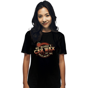 Daily_Deal_Shirts T-Shirts, Unisex / Small / Black Miyagi Wax