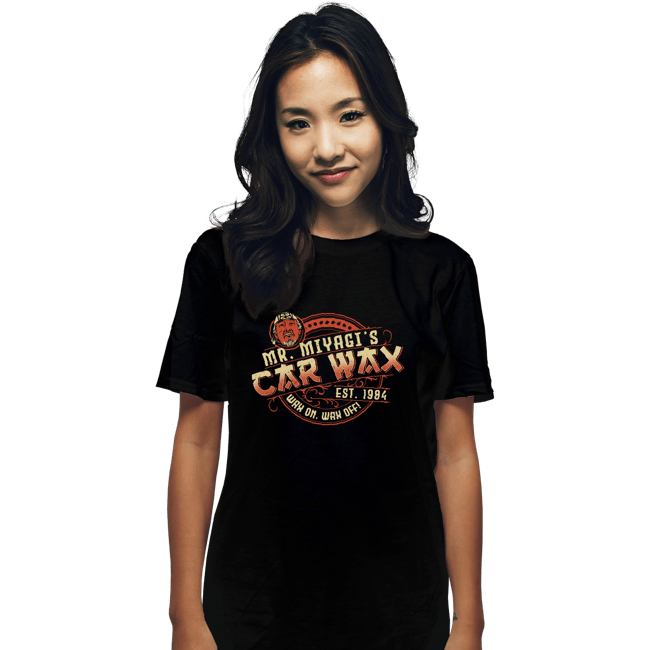 Daily_Deal_Shirts T-Shirts, Unisex / Small / Black Miyagi Wax