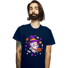 Load image into Gallery viewer, Shirts T-Shirts, Unisex / Small / Navy Moogle Witch
