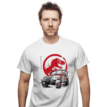Daily_Deal_Shirts T-Shirts, Unisex / Small / White YJ Sahara sumi-e