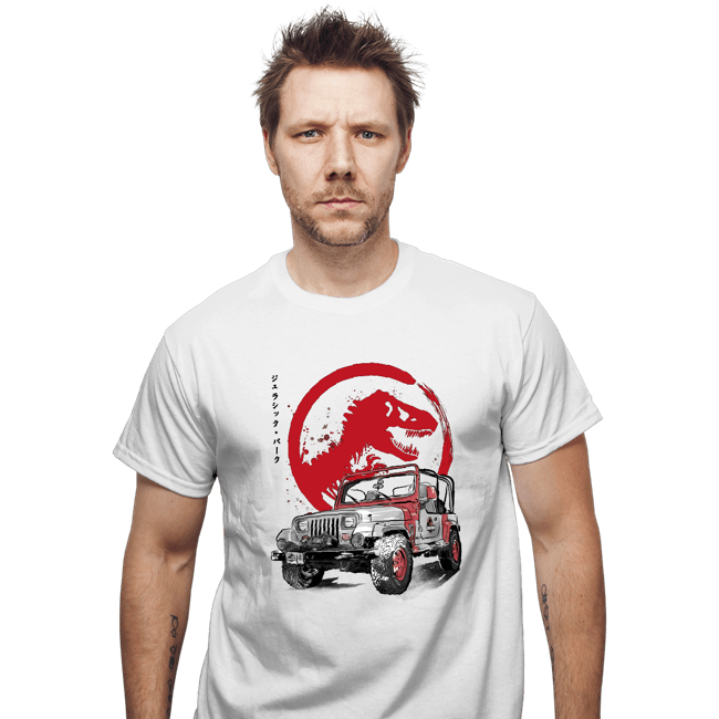 Daily_Deal_Shirts T-Shirts, Unisex / Small / White YJ Sahara sumi-e