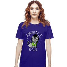 Load image into Gallery viewer, Daily_Deal_Shirts T-Shirts, Unisex / Small / Violet Purrrrrple Rain
