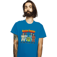 Load image into Gallery viewer, Shirts T-Shirts, Unisex / Small / Sapphire Buster Friends
