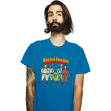 Shirts T-Shirts, Unisex / Small / Sapphire Buster Friends