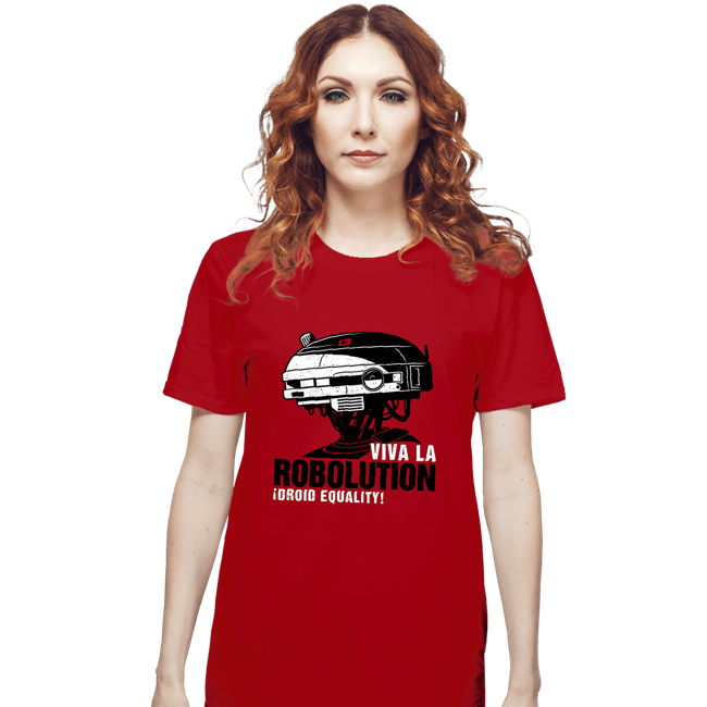 Shirts T-Shirts, Unisex / Small / Red Viva La Robolution