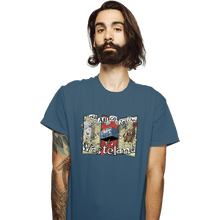 Load image into Gallery viewer, Daily_Deal_Shirts T-Shirts, Unisex / Small / Indigo Blue Let&#39;s All Go To The Wasteland
