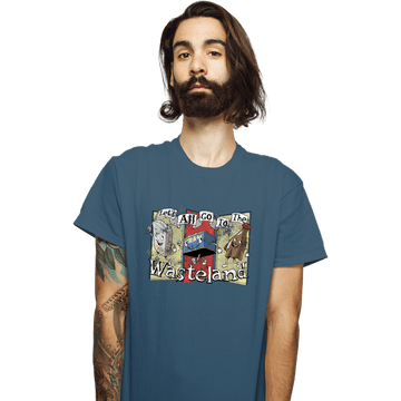 Daily_Deal_Shirts T-Shirts, Unisex / Small / Indigo Blue Let's All Go To The Wasteland