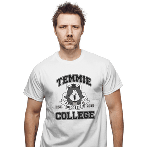 Shirts T-Shirts, Unisex / Small / White Temmie College