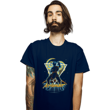 Load image into Gallery viewer, Shirts T-Shirts, Unisex / Small / Navy Retro Airbender
