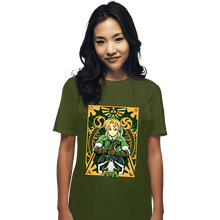 Load image into Gallery viewer, Daily_Deal_Shirts T-Shirts, Unisex / Small / Military Green Ocarina Link
