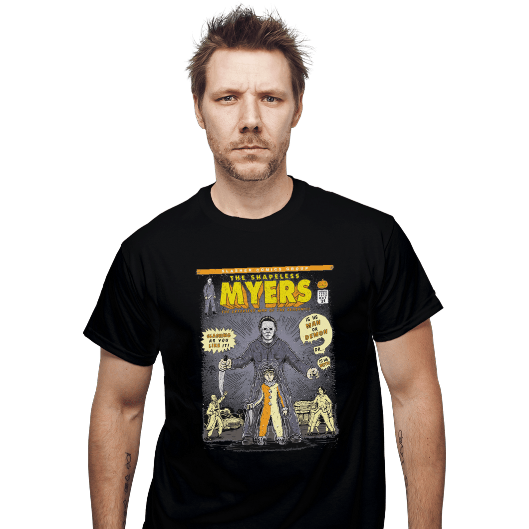 Shirts T-Shirts, Unisex / Small / Black The Shapeless Myers