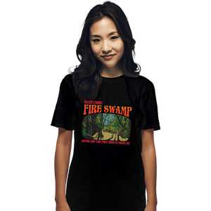 Daily_Deal_Shirts T-Shirts, Unisex / Small / Black Famous Fire Swamp