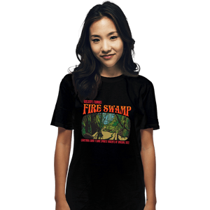Daily_Deal_Shirts T-Shirts, Unisex / Small / Black Famous Fire Swamp
