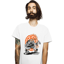 Load image into Gallery viewer, Daily_Deal_Shirts T-Shirts, Unisex / Small / White Michelangelo Sumi-e
