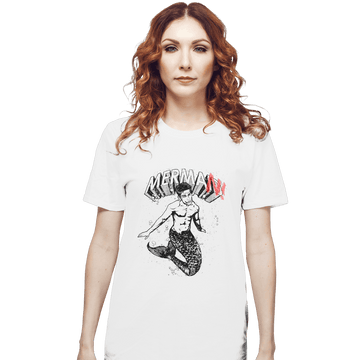 Shirts T-Shirts, Unisex / Small / White Merman Zoolander