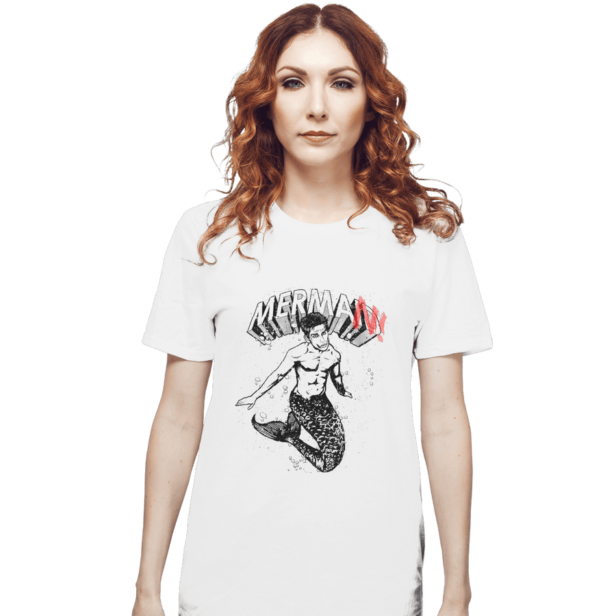 Shirts T-Shirts, Unisex / Small / White Merman Zoolander
