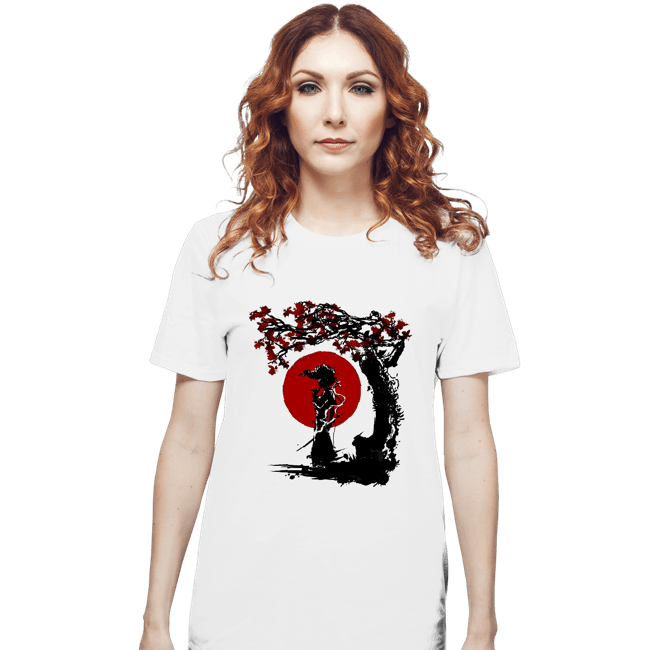 Shirts T-Shirts, Unisex / Small / White Afro Under The Sun