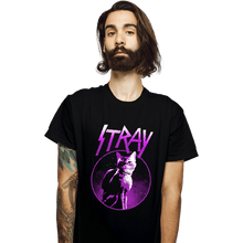 Load image into Gallery viewer, Daily_Deal_Shirts T-Shirts, Unisex / Small / Black Neon Cat
