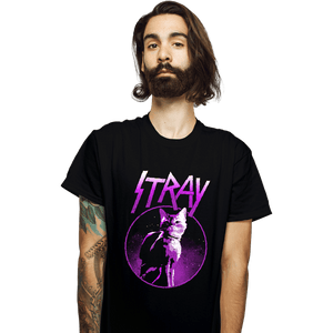 Daily_Deal_Shirts T-Shirts, Unisex / Small / Black Neon Cat