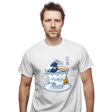 Load image into Gallery viewer, Shirts T-Shirts, Unisex / Small / White The Great Kanagawa Tea
