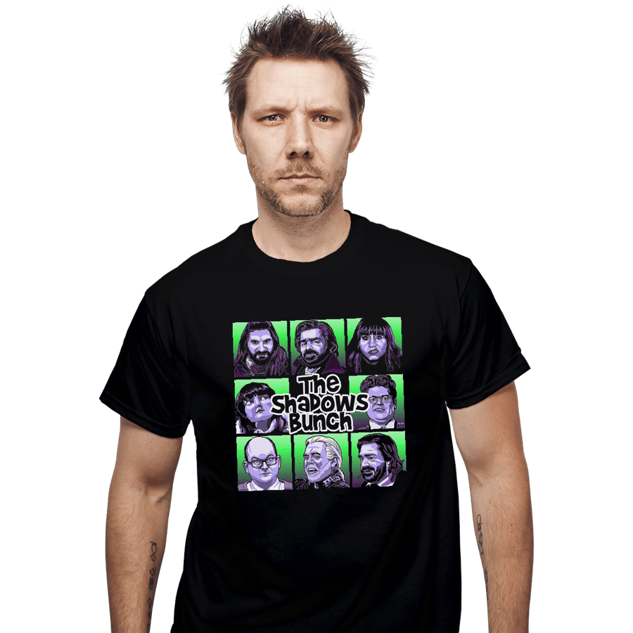 Shirts T-Shirts, Unisex / Small / Black The Shadows Bunch