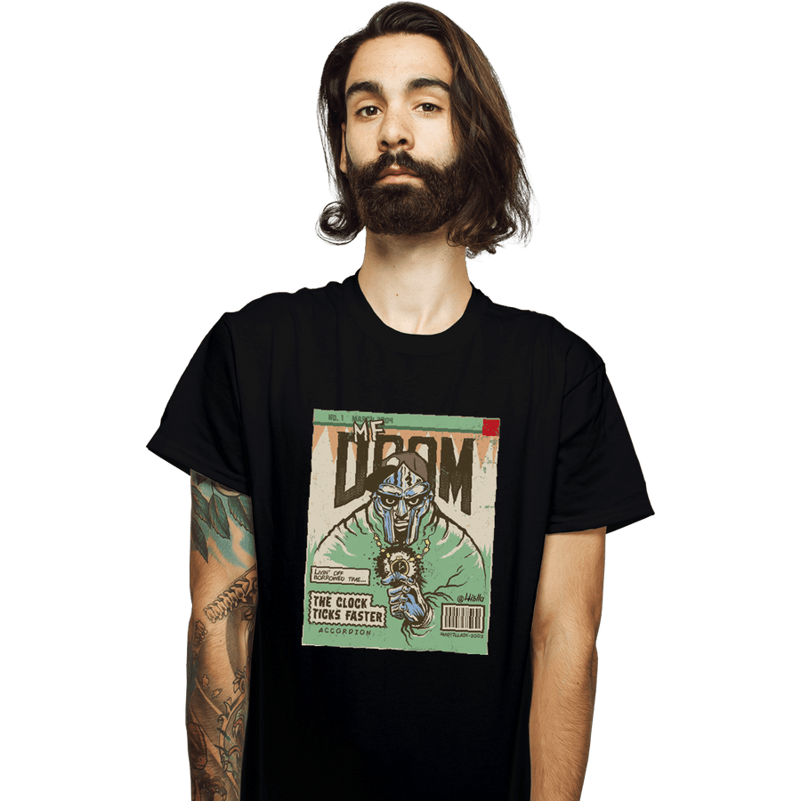 Shirts T-Shirts, Unisex / Small / Black Accordion