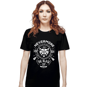 Shirts T-Shirts, Unisex / Small / Black The Black Cat Canoe Emblem