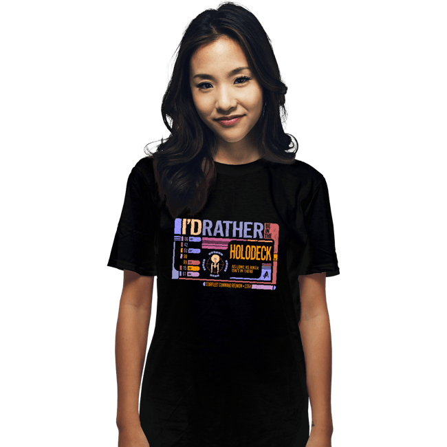 Secret_Shirts T-Shirts, Unisex / Small / Black Holodeck!