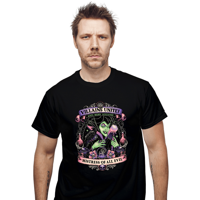 Daily_Deal_Shirts T-Shirts, Unisex / Small / Black Villains Unite Maleficent