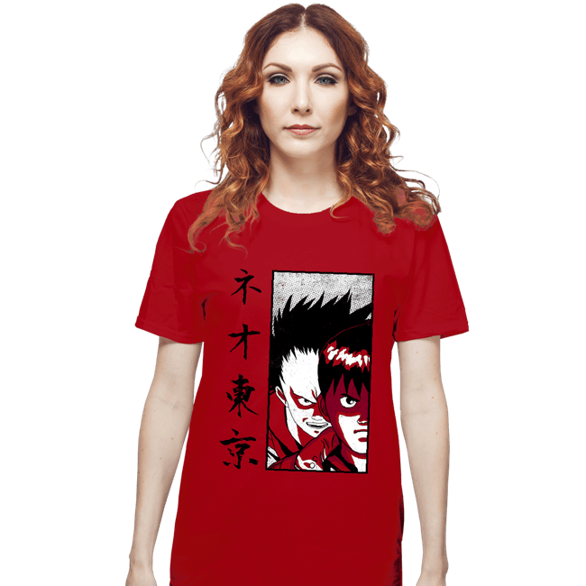 Shirts T-Shirts, Unisex / Small / Red Neo Tokyo