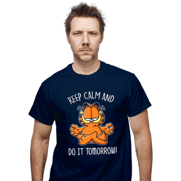 Secret_Shirts T-Shirts, Unisex / Small / Navy Keep Calm And Do It Tomorrow