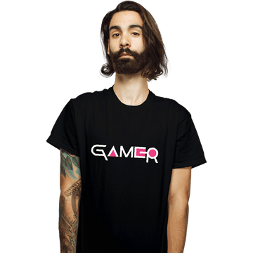 Secret_Shirts T-Shirts, Unisex / Small / Black Squid Gamer