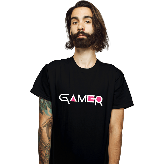 Secret_Shirts T-Shirts, Unisex / Small / Black Squid Gamer