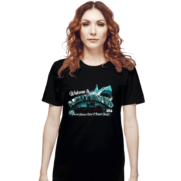 Shirts T-Shirts, Unisex / Small / Black Welcome To Amity Island