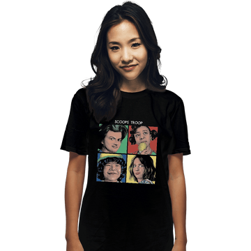 Shirts T-Shirts, Unisex / Small / Black Scoops Troop