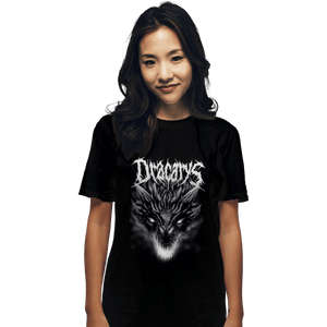 Shirts T-Shirts, Unisex / Small / Black Dracarys Metal