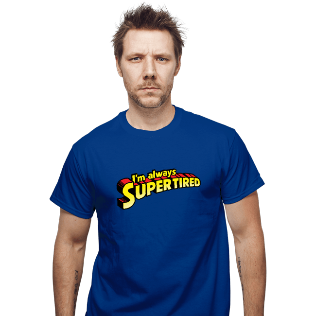 Shirts T-Shirts, Unisex / Small / Royal Blue Supertired