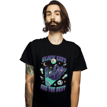 Shirts T-Shirts, Unisex / Small / Black Black Cats Are The Best