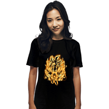 Load image into Gallery viewer, Shirts T-Shirts, Unisex / Small / Black Golden SSj4
