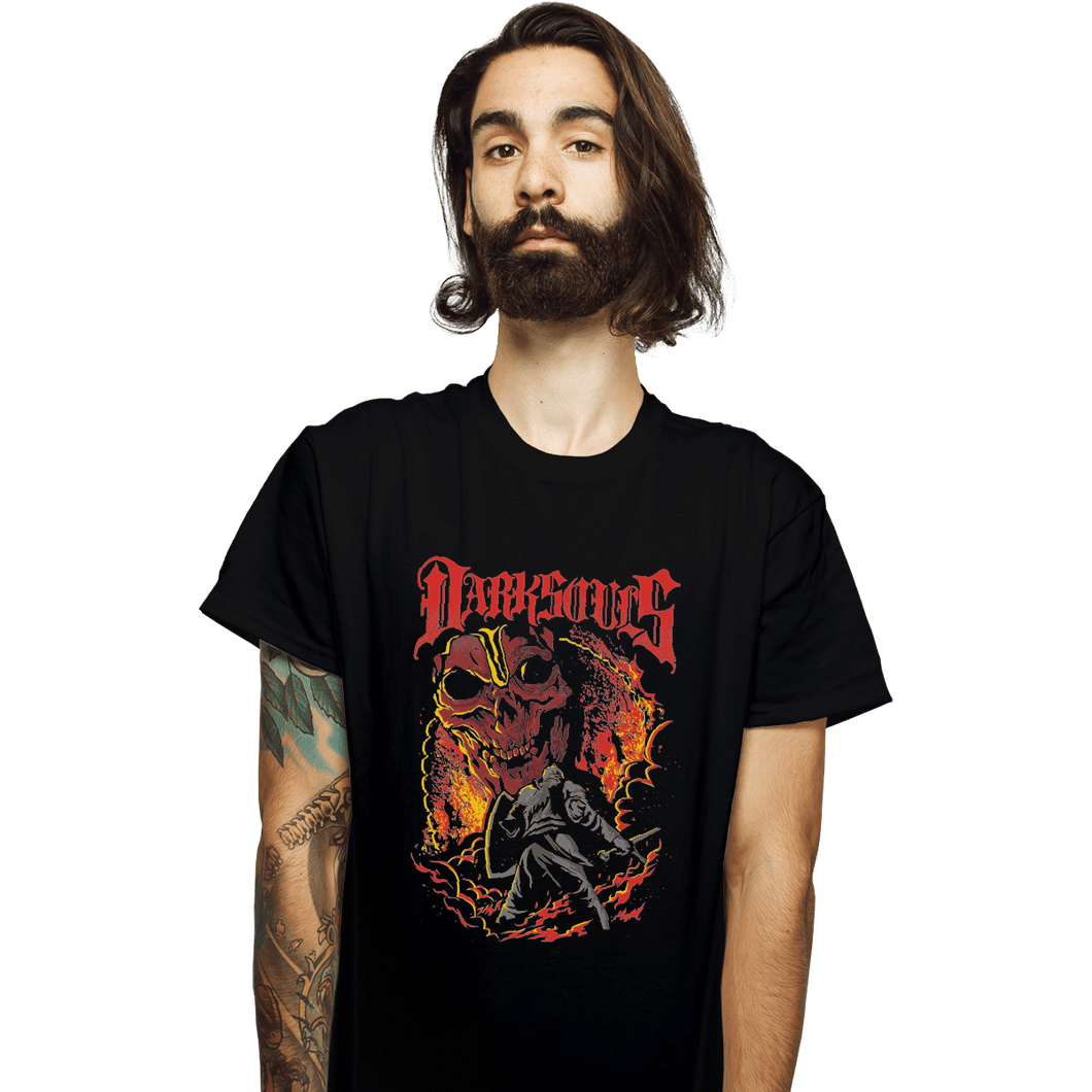 Shirts T-Shirts, Unisex / Small / Black Metal Dark Souls