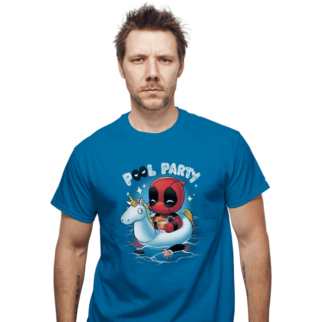 Shirts T-Shirts, Unisex / Small / Sapphire Pool Party
