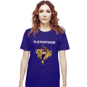 Shirts T-Shirts, Unisex / Small / Violet Playgotham Batgirl