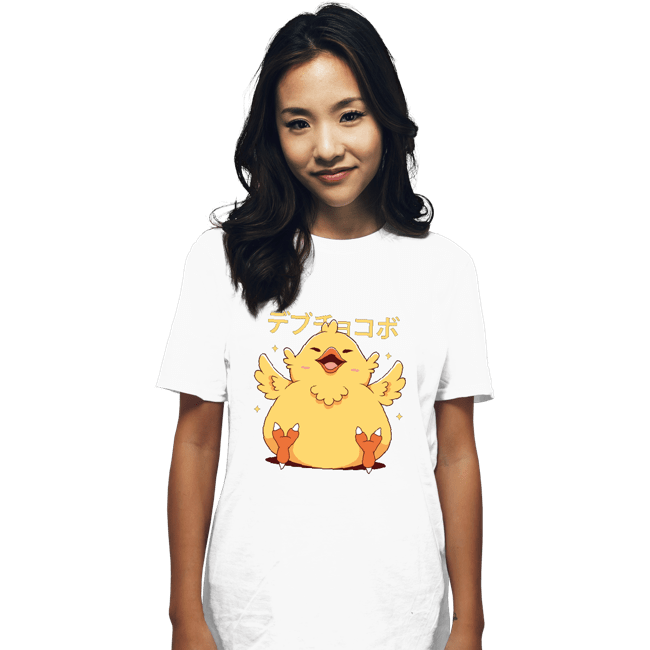 Shirts T-Shirts, Unisex / Small / White Fat Chocobo