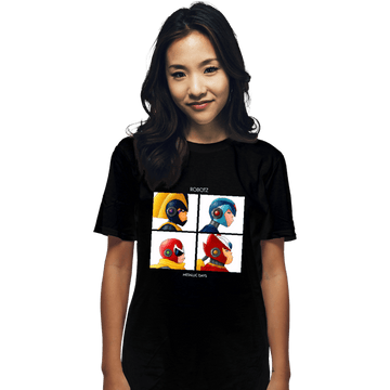 Secret_Shirts T-Shirts, Unisex / Small / Black Robotz Metallic Dayz