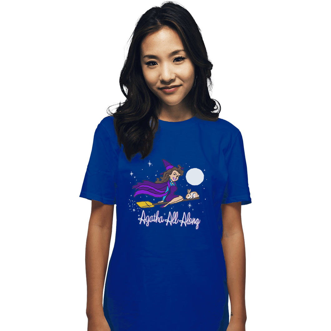 Shirts T-Shirts, Unisex / Small / Royal Blue It Was Agatha All Along